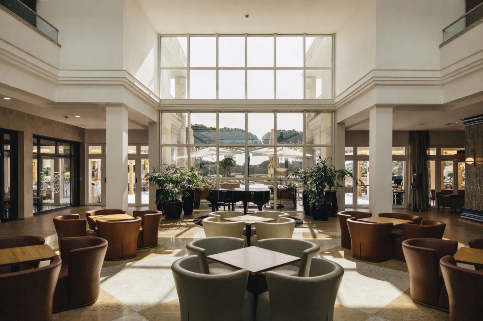 Lounge of a five-star golf resort